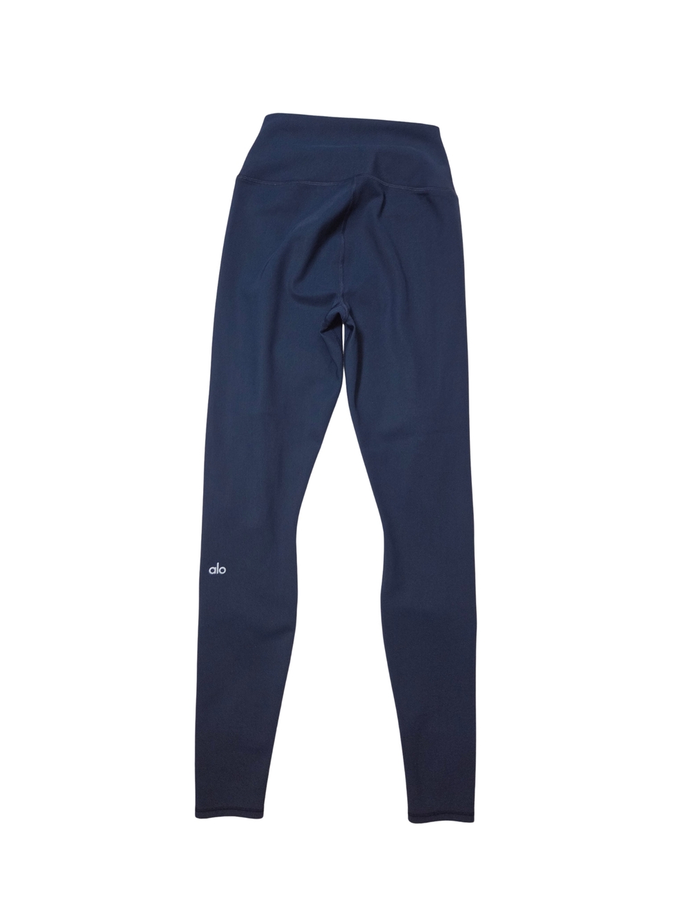ALO Yoga Womens S Warrior Leggings Athleisure Ripped Blue Activewear Athletic - Picture 3 of 6